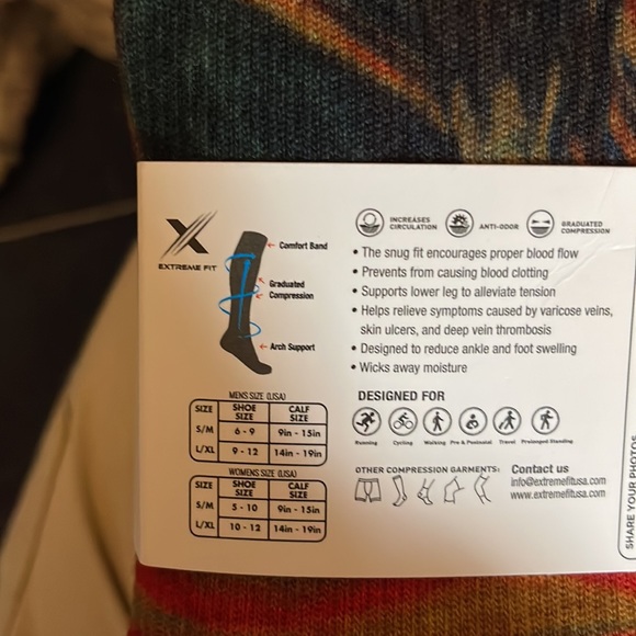 XTF Famous Art Painting Inspired Knee High Compression Socks  6-Pairs NWOT - Picture 5 of 6